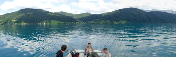 Perfekte Schlepptour am Attersee